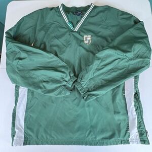 Vintage Sport-Tek Ireland Soccer Pullover Windbreaker Men's XL Green